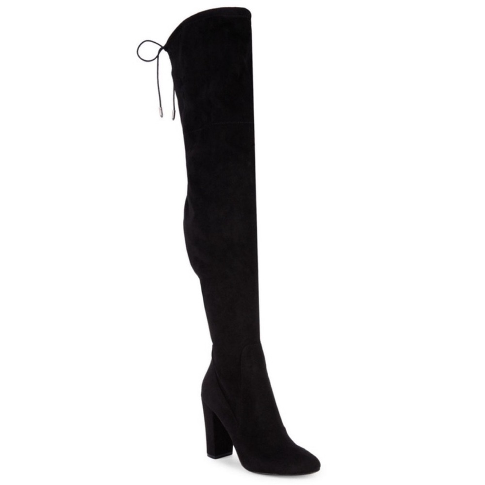 Dolce Vita KATY black suede over the knee boots - size 9.5